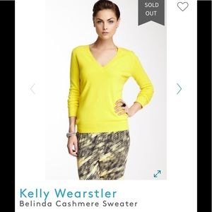 Yellow cashmere sweater Kelly Wears…